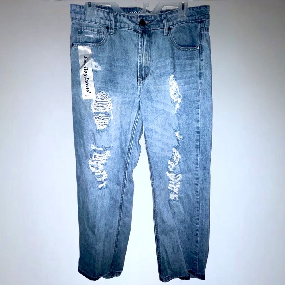 GOGO JEANS EX-BOYFRIEND distressed size 11